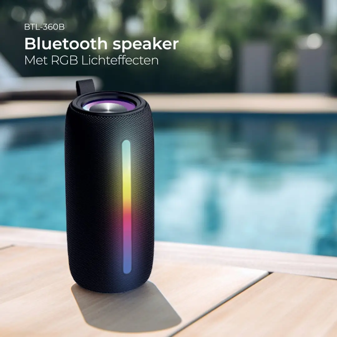 Denver BTL360 Draadloze Bluetooth Speaker - 100W - Zwart