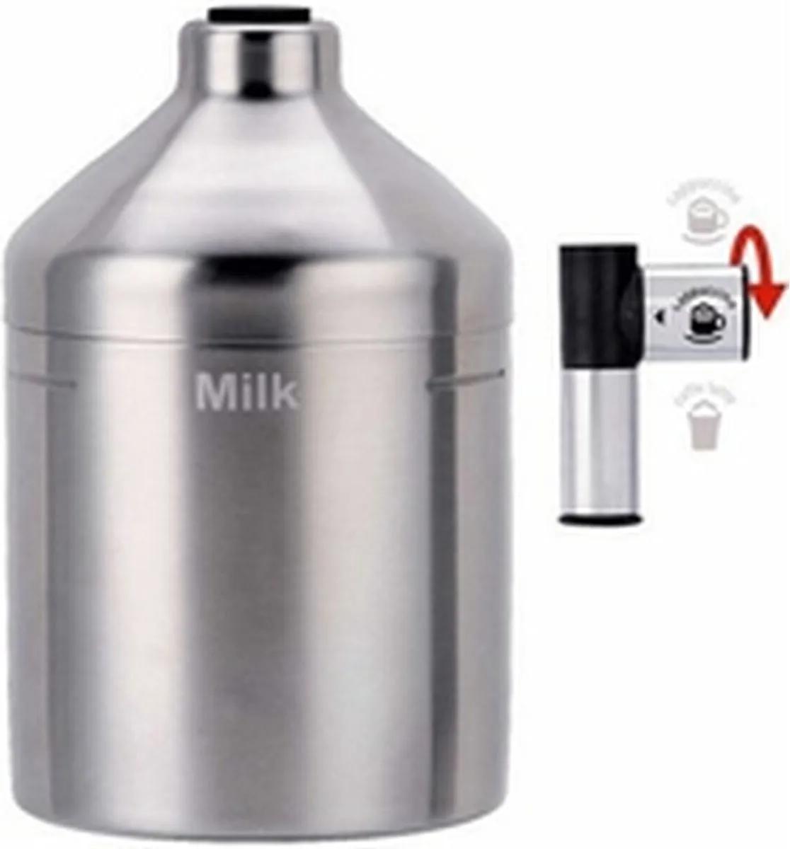Krups XS6000 Melkopschuimer - RVS
