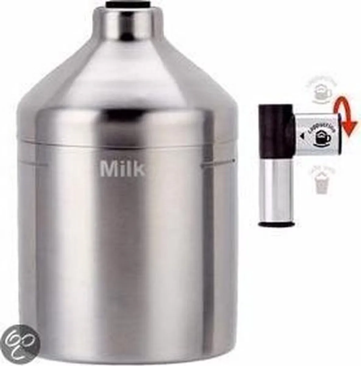 Krups XS6000 Melkopschuimer - RVS