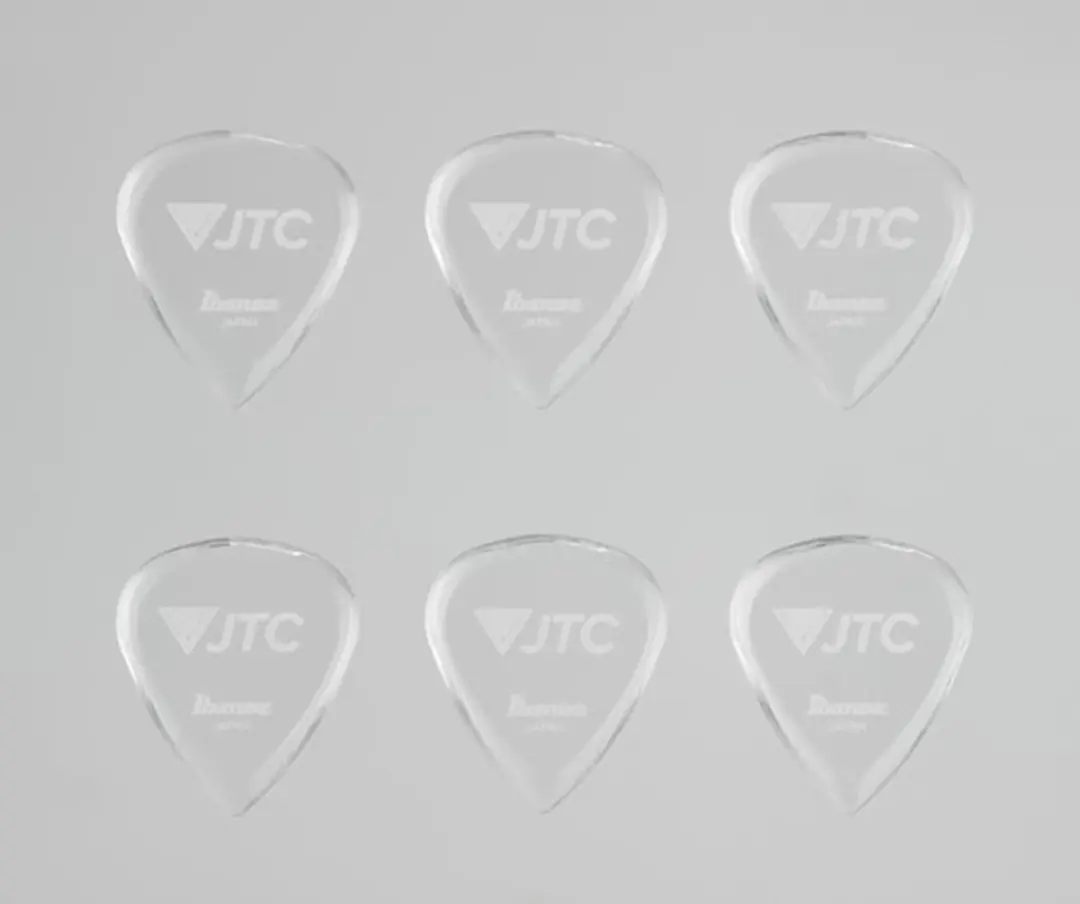 Ibanez Jam Track Central Short Teardrop Plectrum 2.5mm - 6 Stuks