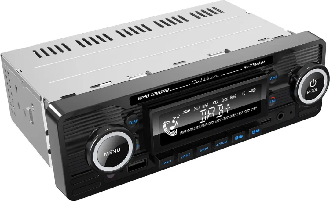 Caliber RMD120DAB-BT Autoradio - DAB/DAB+ - 4x75W - USB/SD/AUX - Dark Chrome