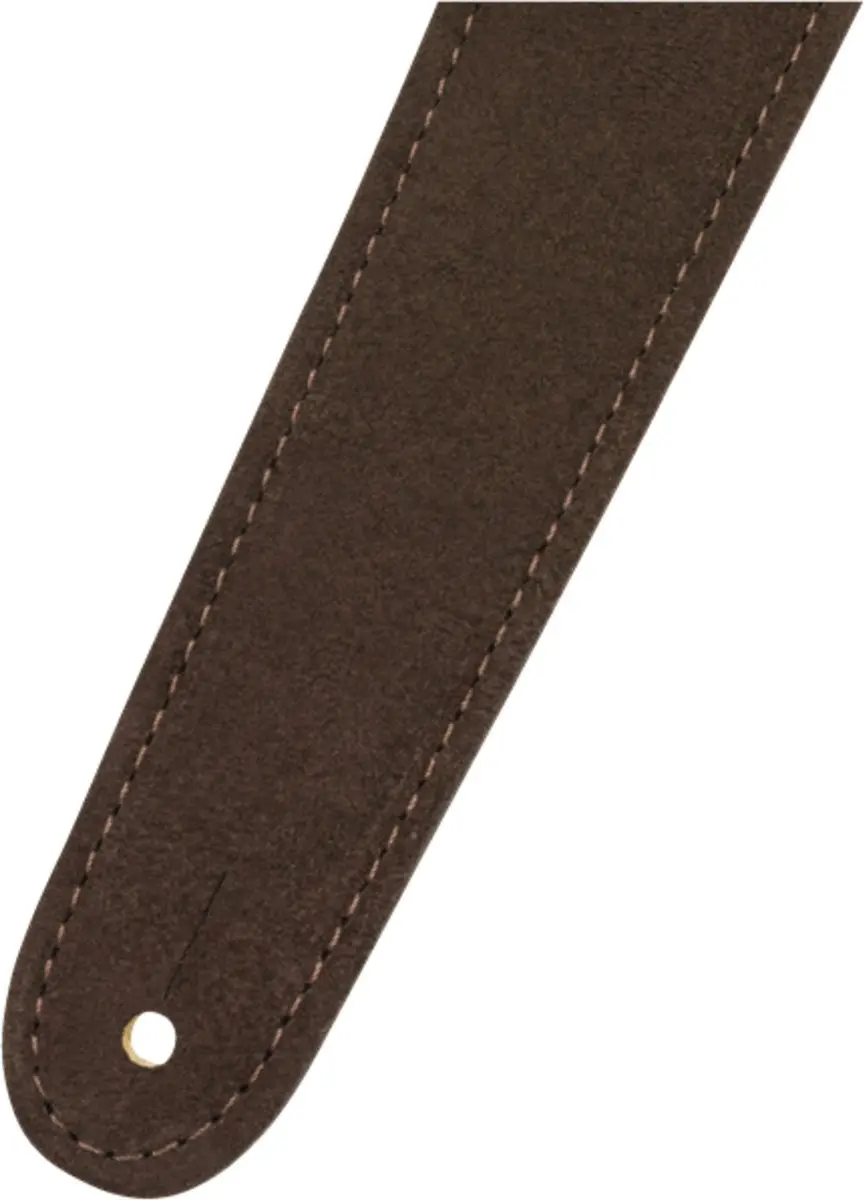 Fender Reversible Suede Gitaarband - Bruin/Geelbruin