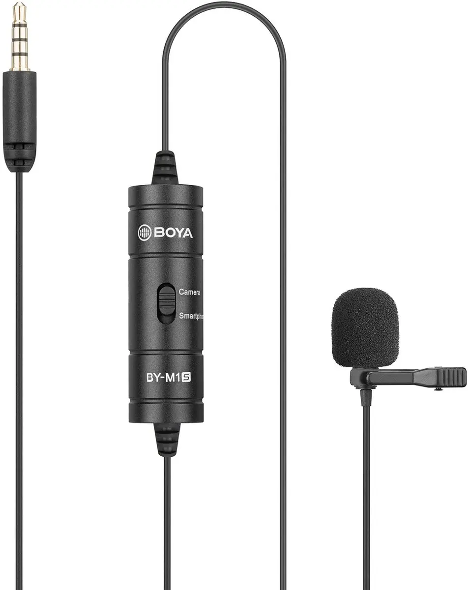 Boya BY-M1S Lavalier Microfoon