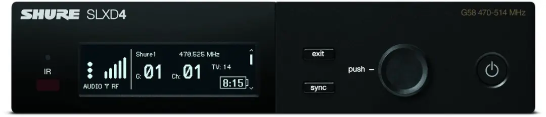 Shure SLXD24E/B87A Draadloos Systeem - Handheld Microfoon 823-865 MHz
