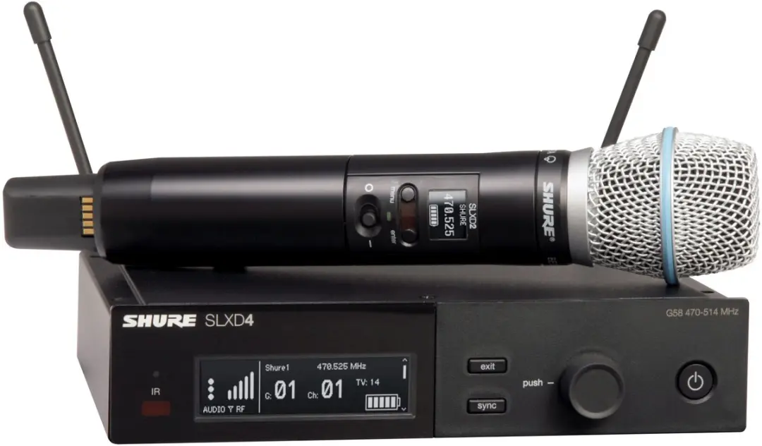Shure SLXD24E/B87A Draadloos Systeem