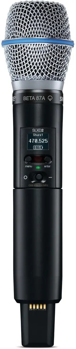 Shure SLXD24E/B87A Draadloos Systeem - Handheld Microfoon 823-865 MHz