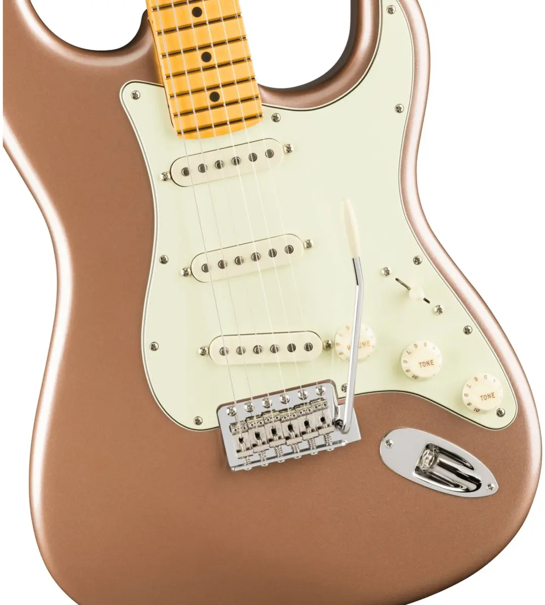Fender American Professional Classic Stratocaster ST-Style - Faded Firemist Gold