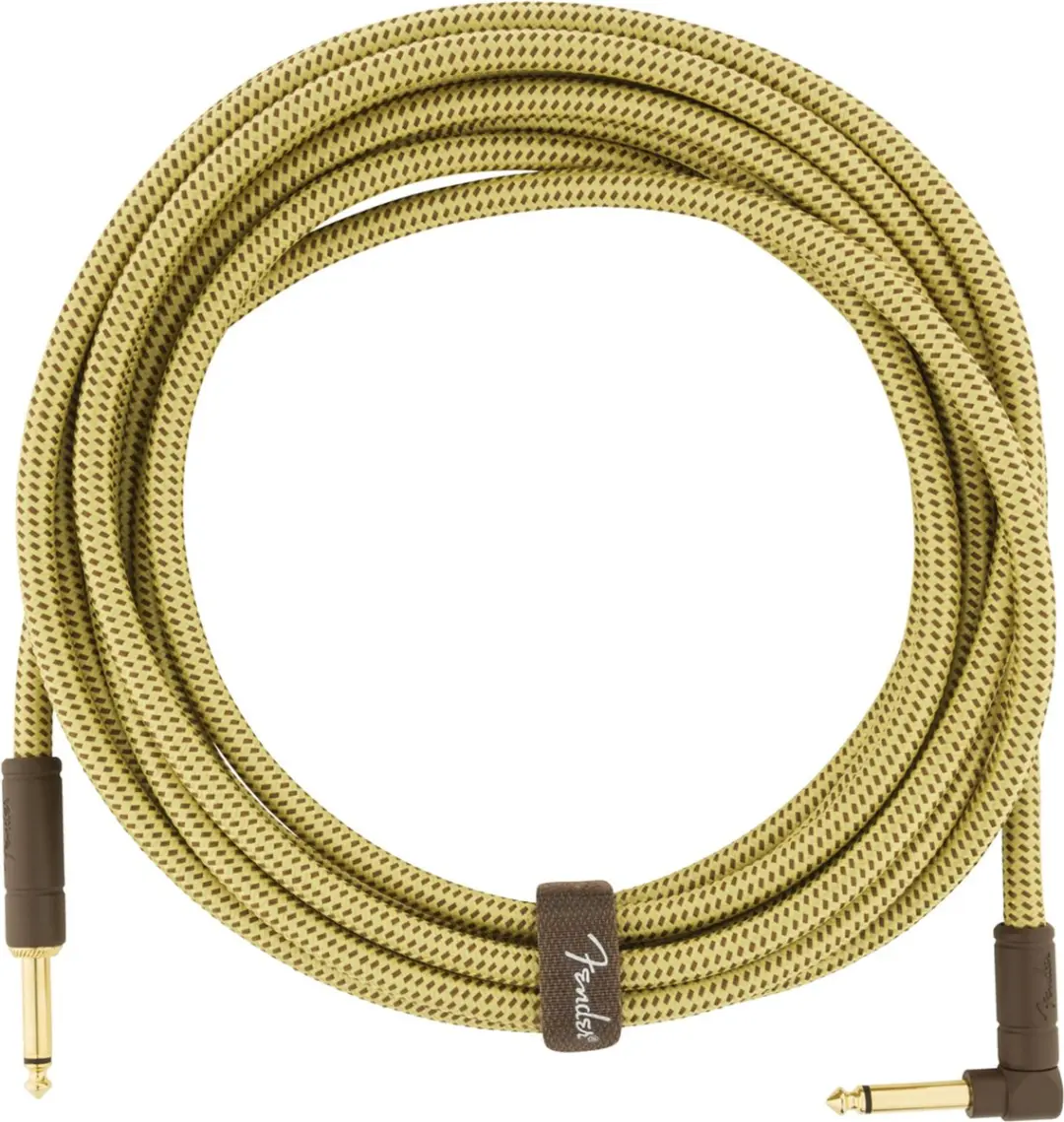 Fender Deluxe Series Instrumentenkabel 5.5m - Geel