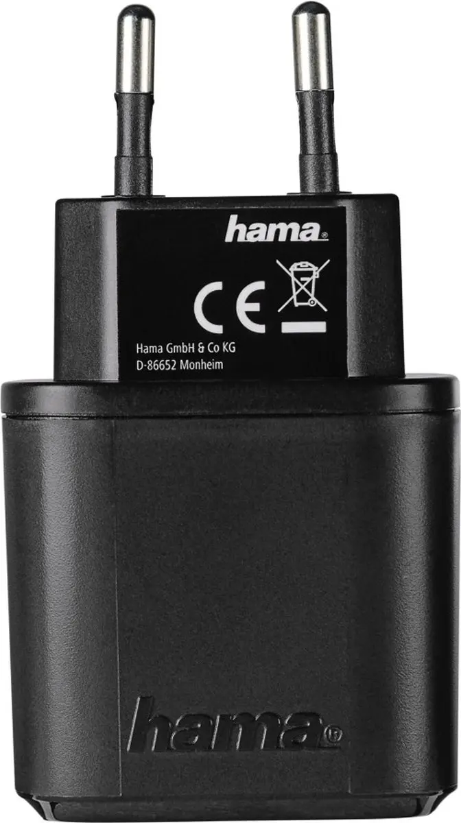 Hama 00108345 Oplader Tablet - 1x USB - Zwart