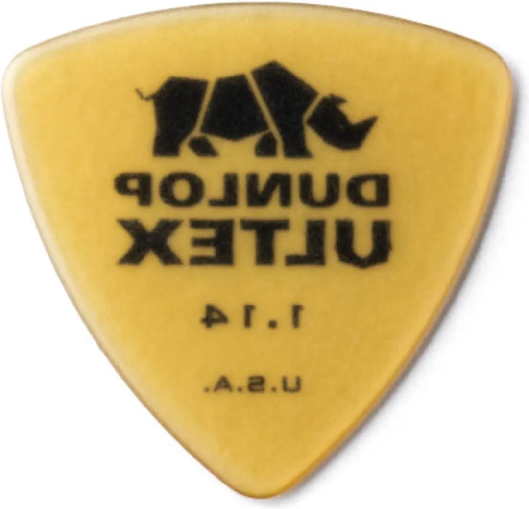 Dunlop Ultex Triangle Gitaarpick 1,14mm - Geel