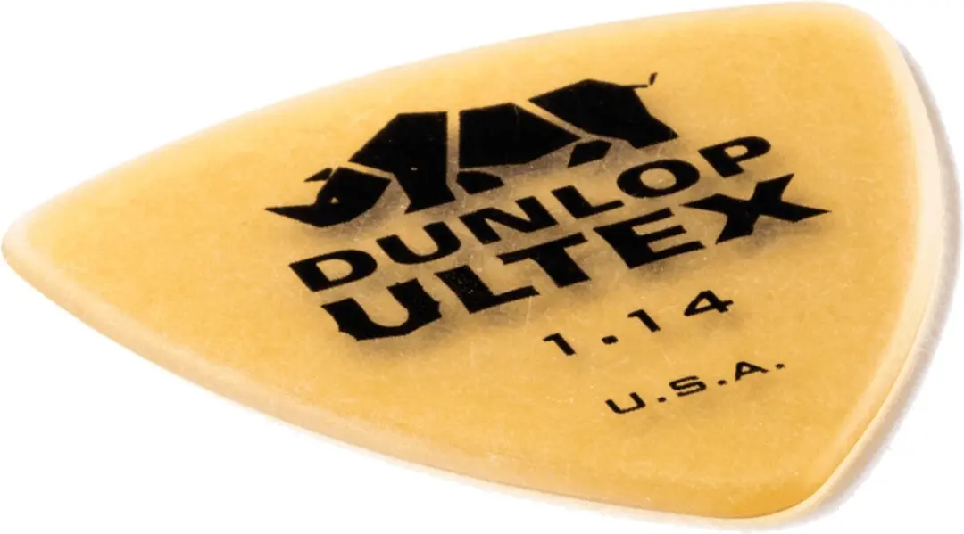 Dunlop Ultex Triangle Gitaarpick 1,14mm - Geel