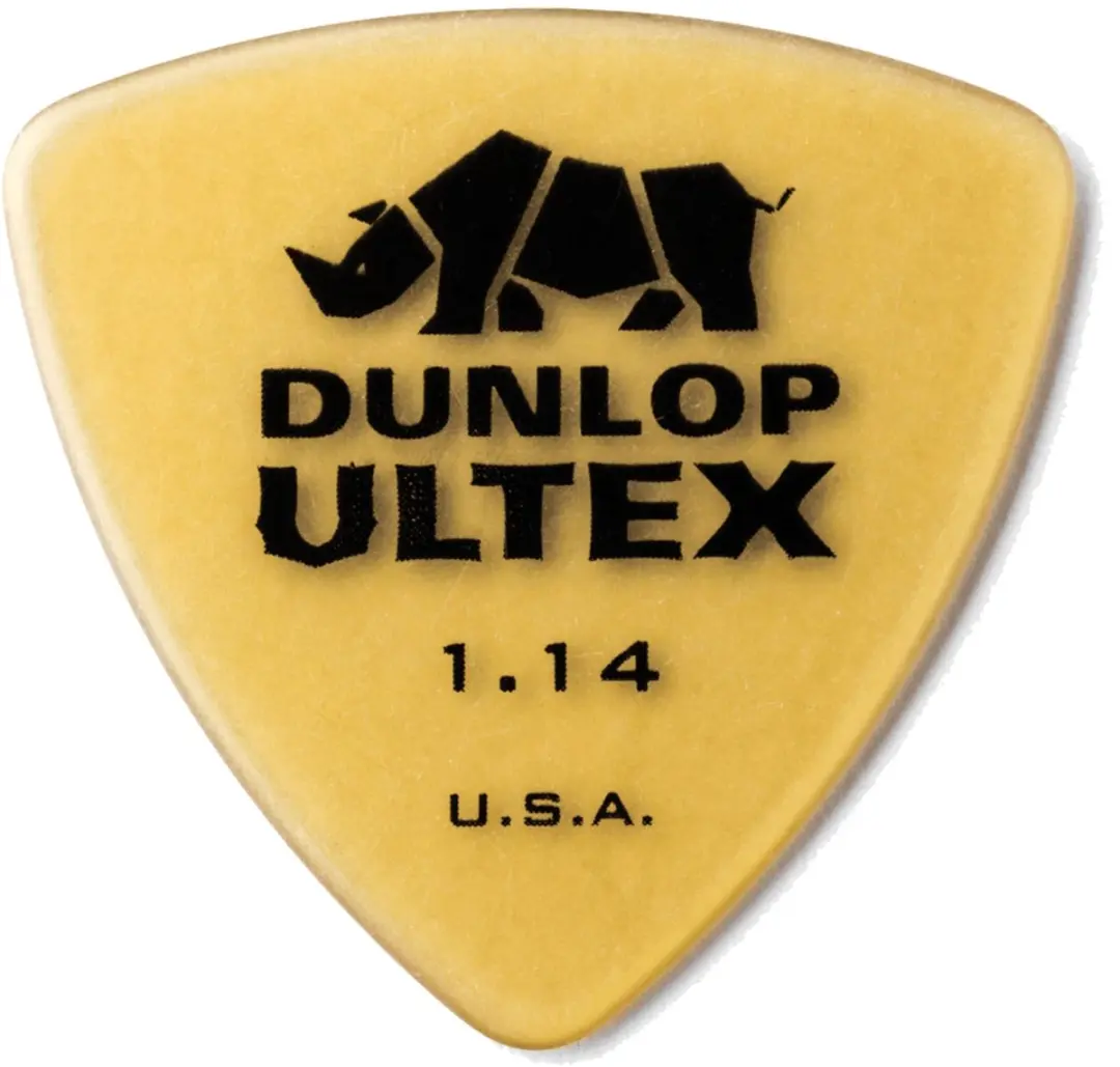 Dunlop Ultex Triangle Gitaarpick 1,14mm - Geel