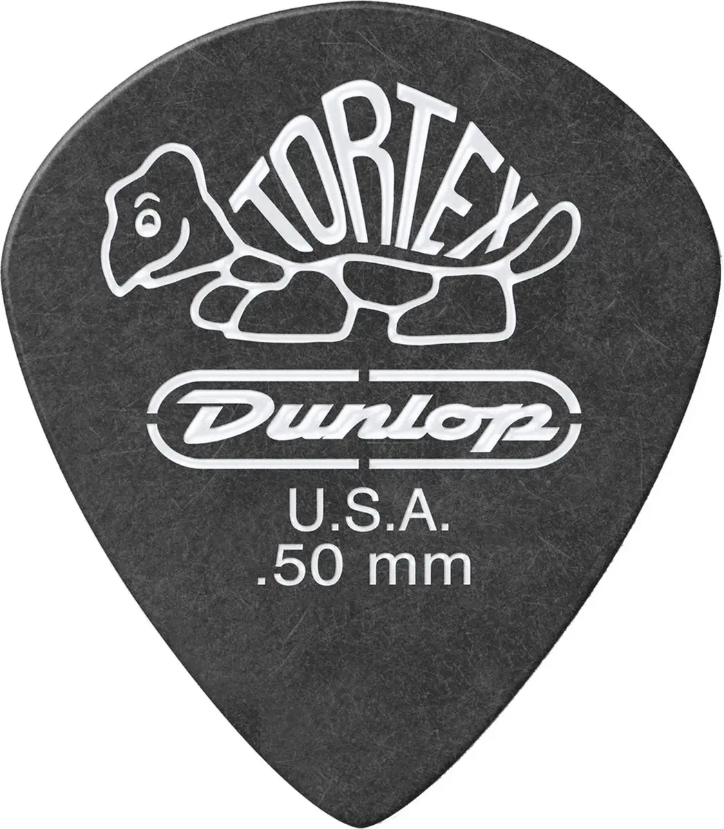 Dunlop Tortex Pitch Jazz Picks 0,50mm - 12 Stuks - Zwart