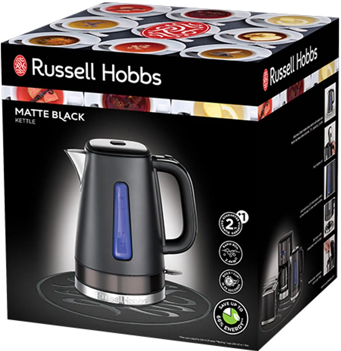 Russell Hobbs Waterkoker 26140-70 1,7L - 2400W - Zwart
