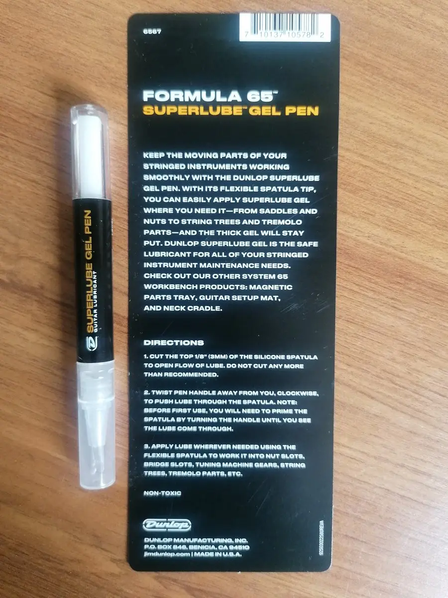 Dunlop System 65 Superlube Gel Pen - Transparant