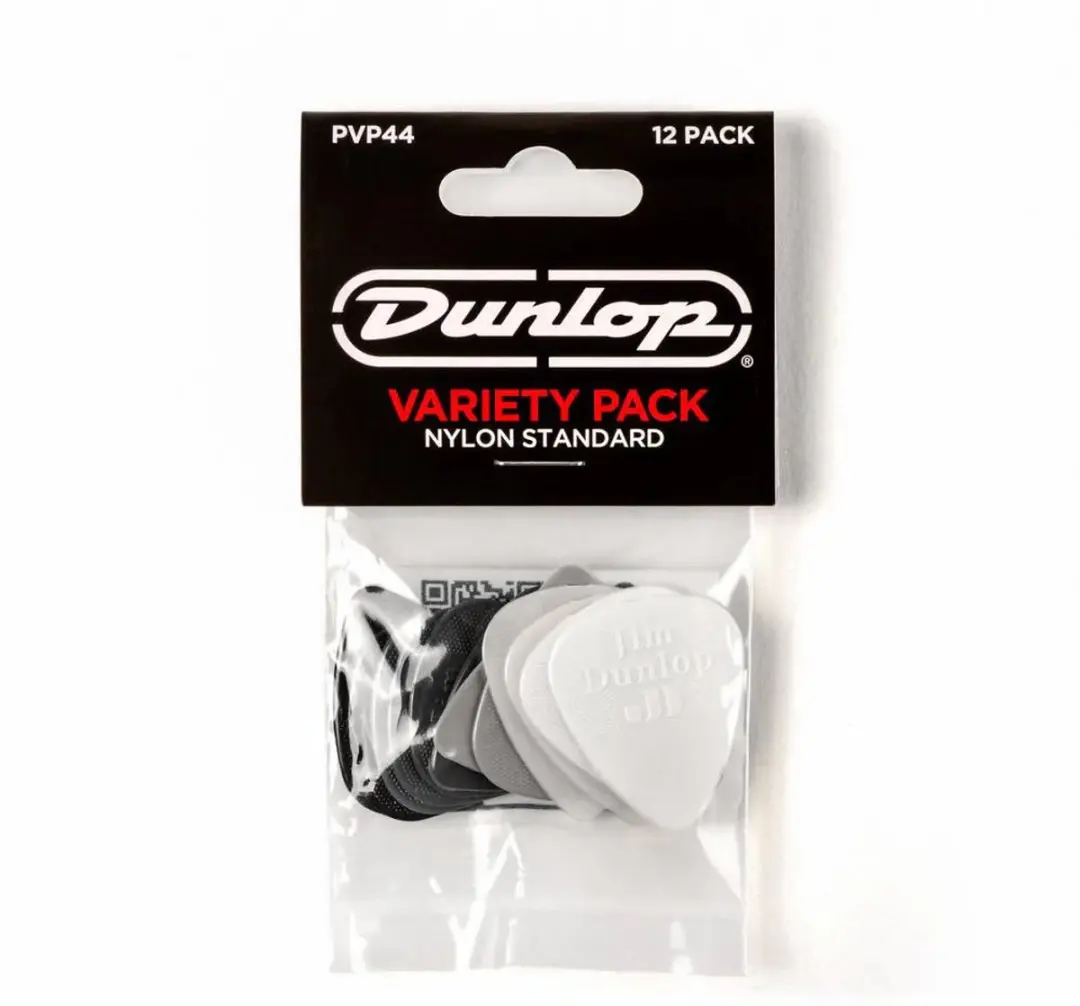 Dunlop PVP44 Nylon Plectrum - 12 Stuks (0.38mm-1.0mm)