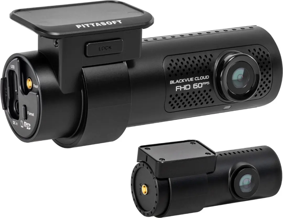 BlackVue DR770X-2CH II Dashcam - 1920MP - 64GB - Zwart