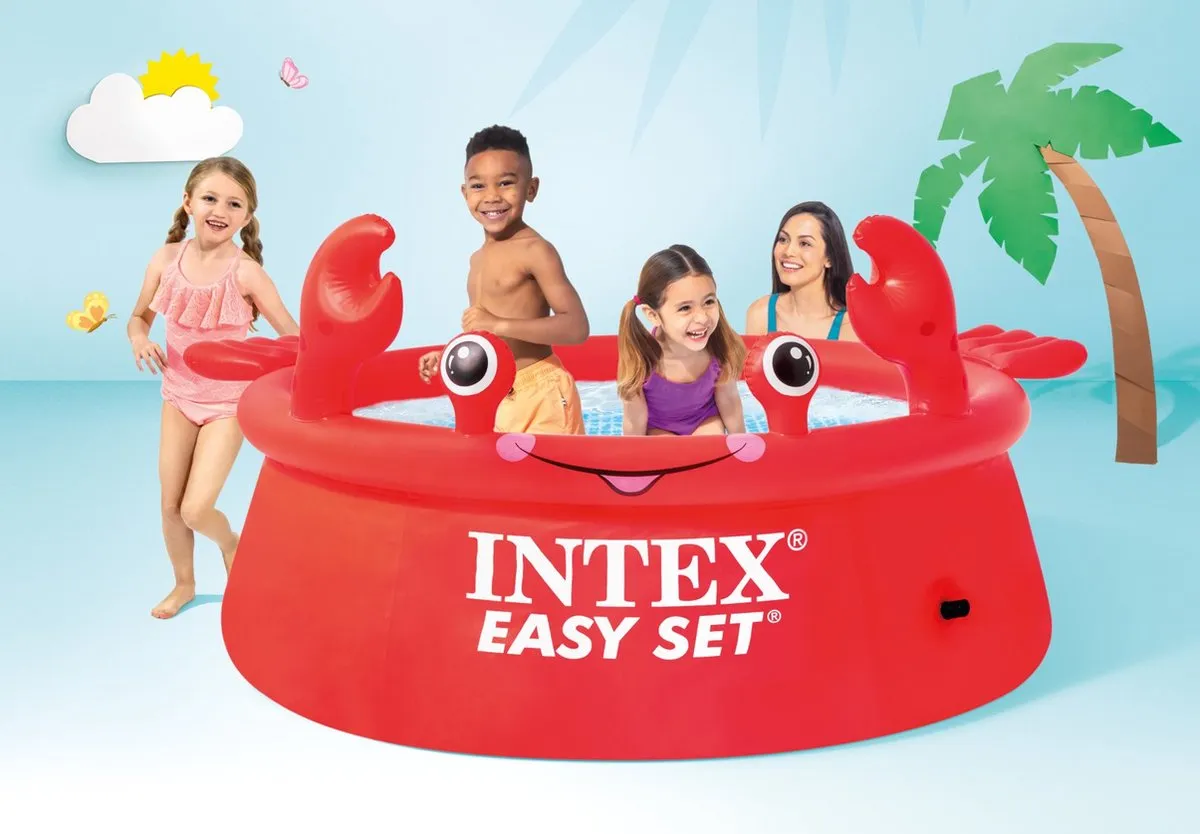 Intex Easy Set Zwembad 183x51cm - Rood