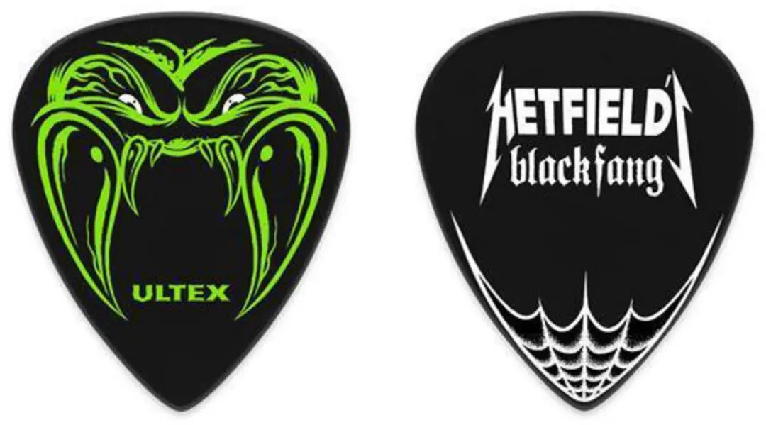 Dunlop James Hetfield Metallica Black Fang Plectrums 1.14mm