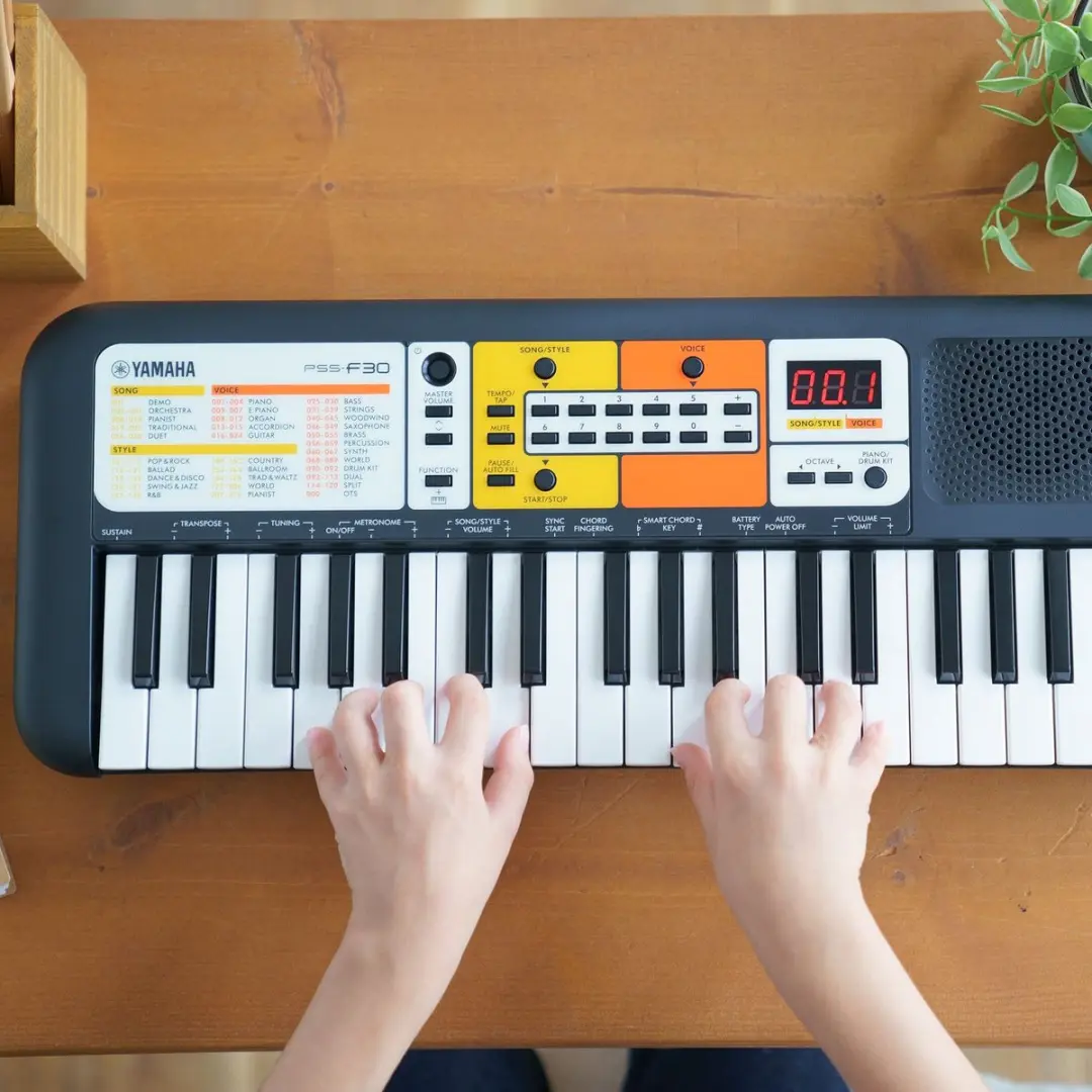 Yamaha PSS-F30 Mini-Keyboard 37 Toetsen - Zwart - afbeelding 6 van 6
