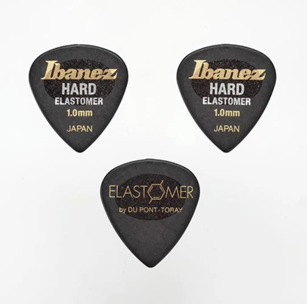 Ibanez BEL16HD10S-HBK Elastomer Plectrumset - 1.0mm - 3 Stuks