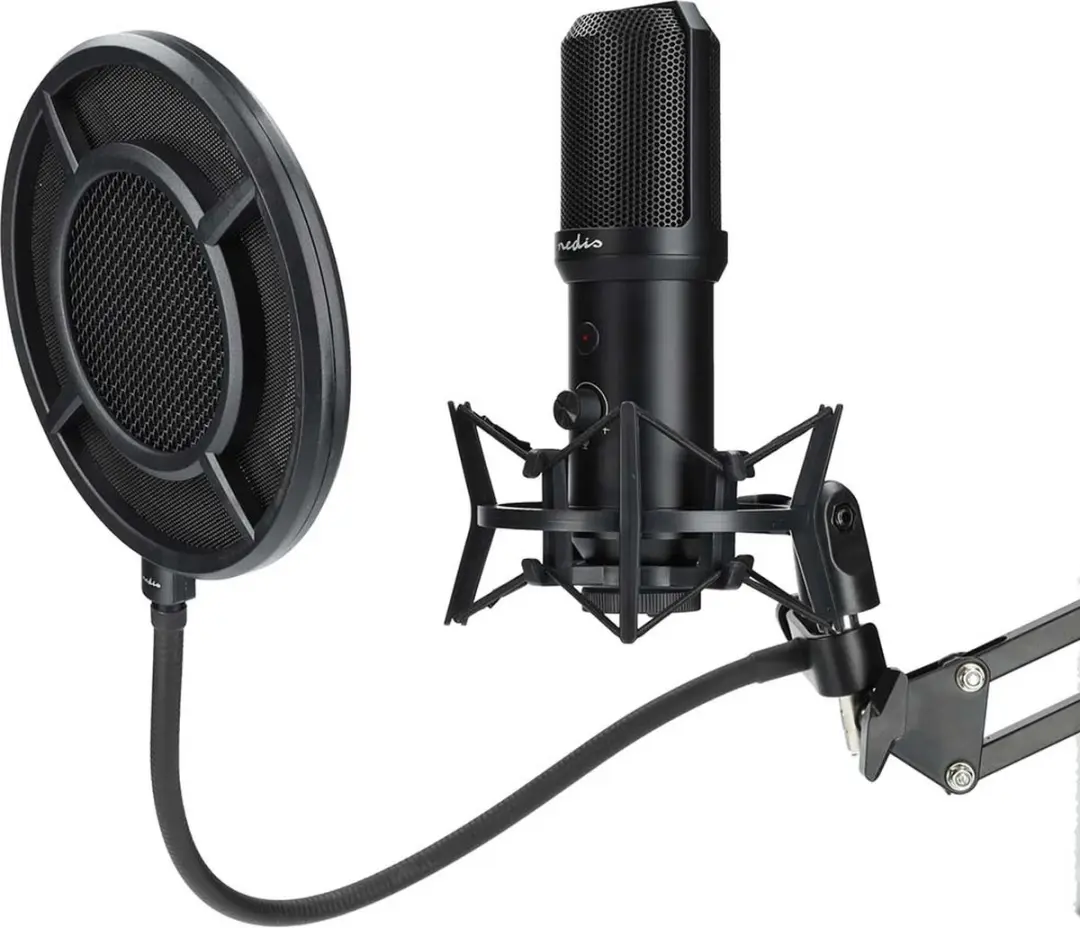 Nedis GSMIC410BK Streamingmicrofoon - USB - Zwart