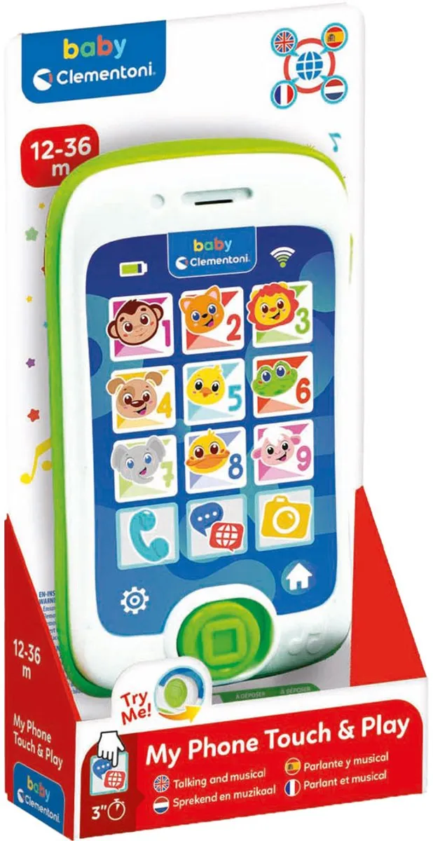 Clementoni Smartphone Touch & Play 17530 - Educatief Speelgoed - Multicolor