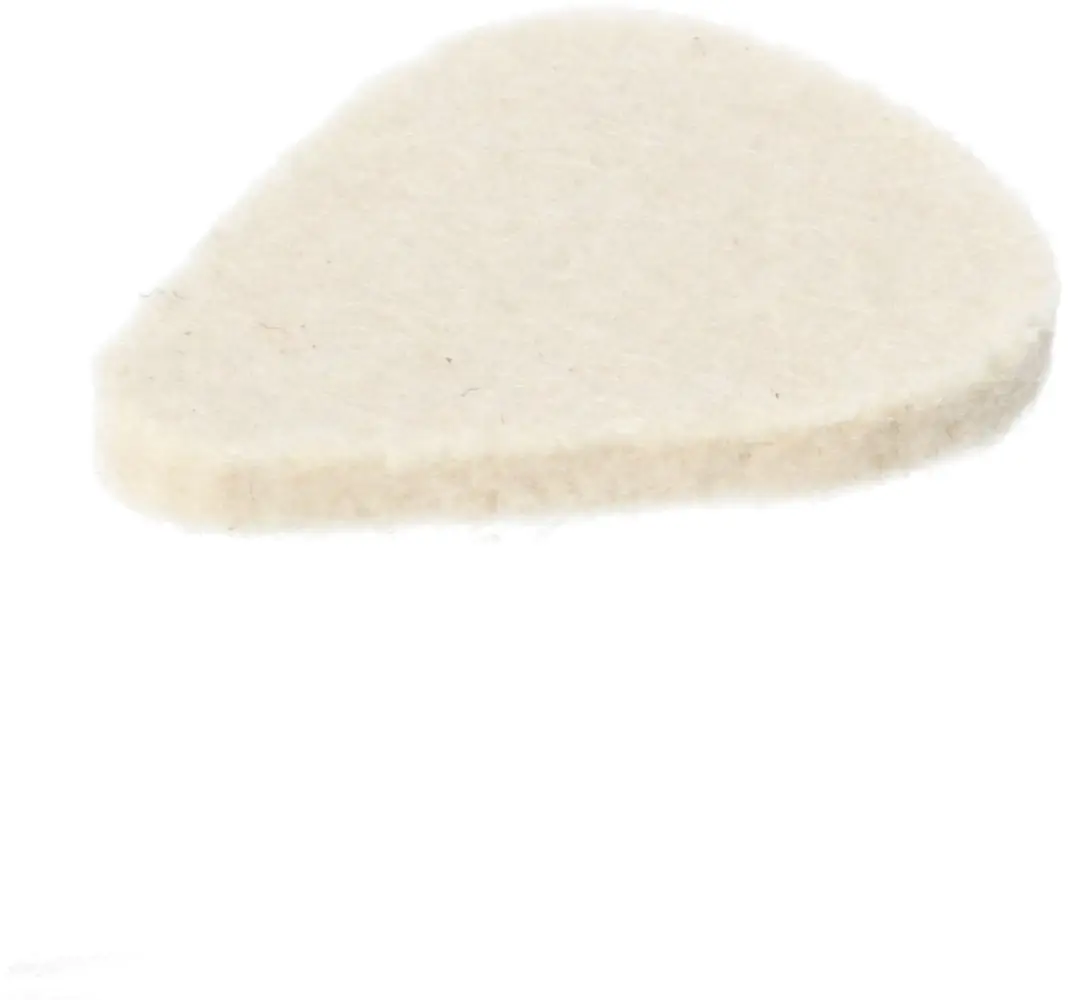 Dunlop Vilten Plectrum Nick Lucas - 12 Stuks - Wit