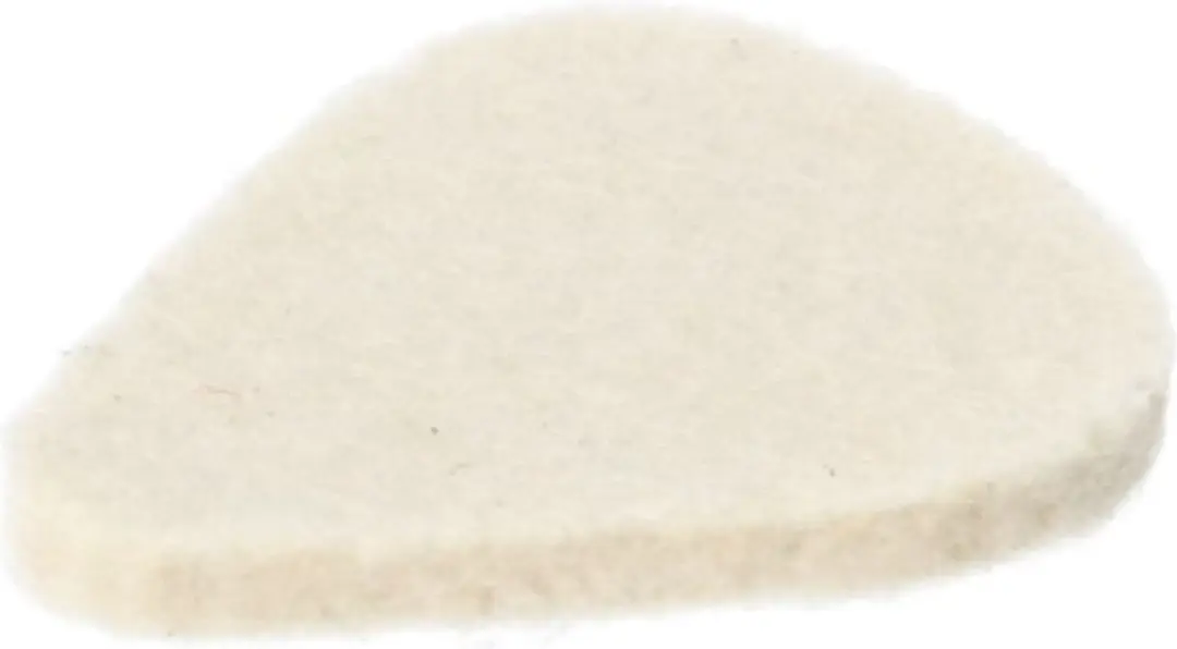 Dunlop Vilten Plectrum Nick Lucas - 12 Stuks - Wit
