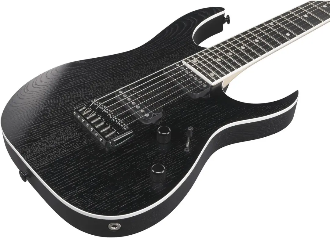 Ibanez Prestige RGR762AHBF Weathered Black Elektrische Gitaar - 7 Snaren