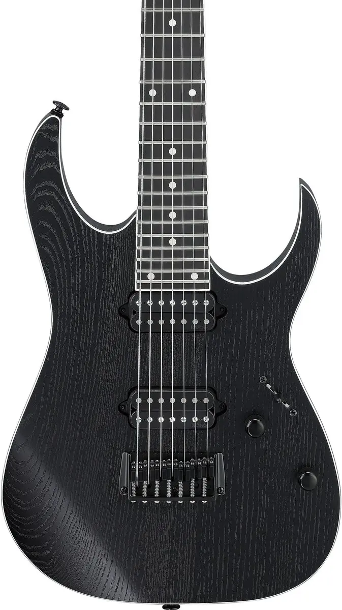 Ibanez Prestige RGR762AHBF Weathered Black Elektrische Gitaar - 7 Snaren