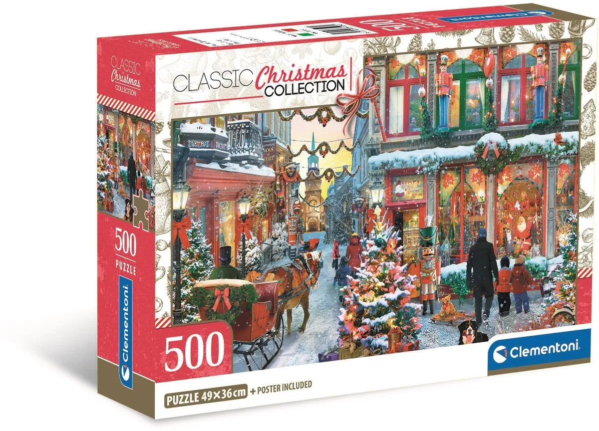 Clementoni Legpuzzel De Vreugde Van Kerstmis 500 Stuks - Multi