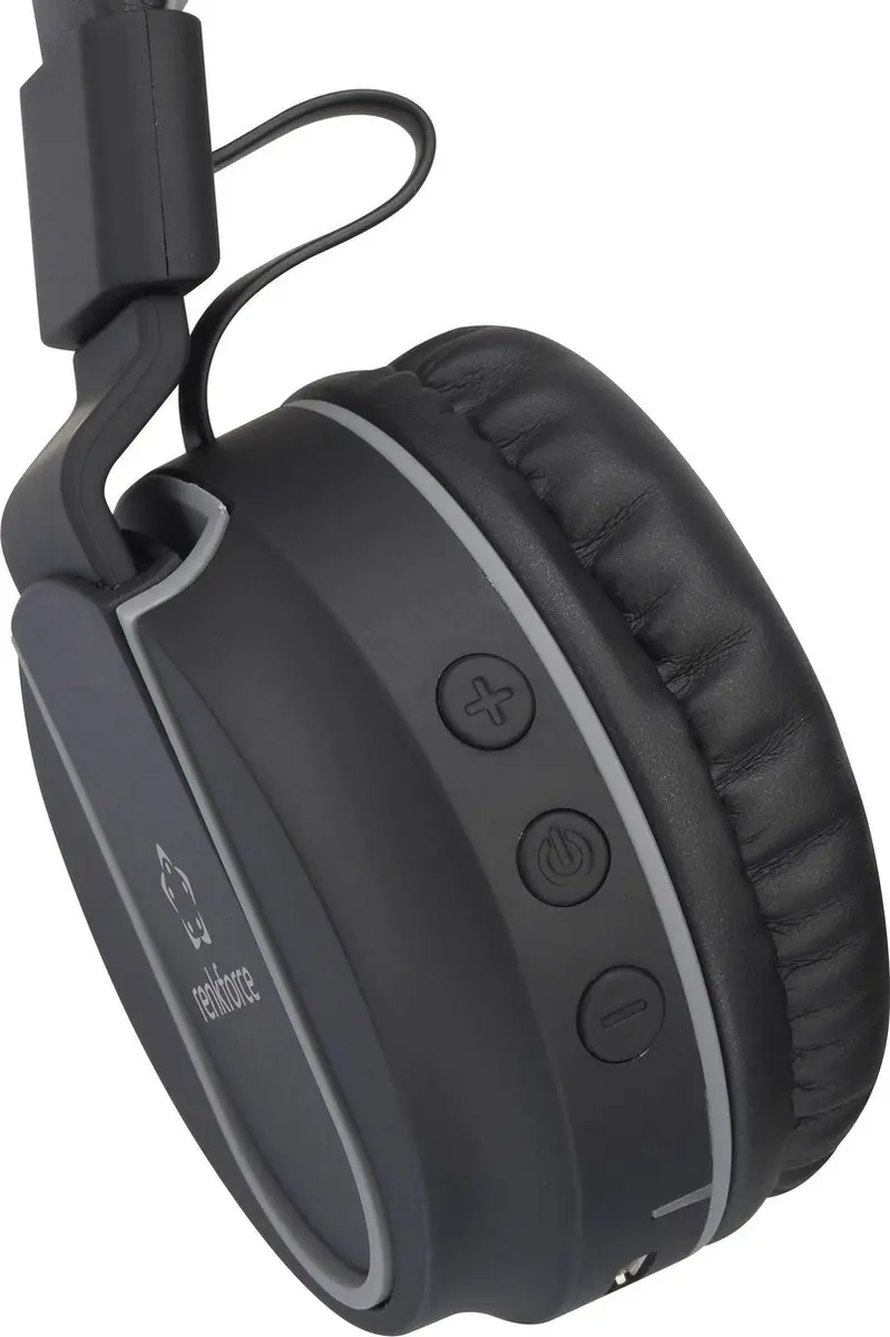Renkforce RF-BTK-100 Bluetooth Headset - Zwart/Grijs