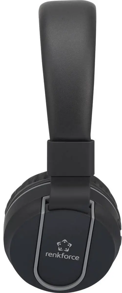 Renkforce RF-BTK-100 Bluetooth Headset - Zwart/Grijs