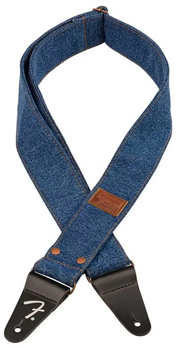 Fender Wrangler Riveted Gitaarband Indigo