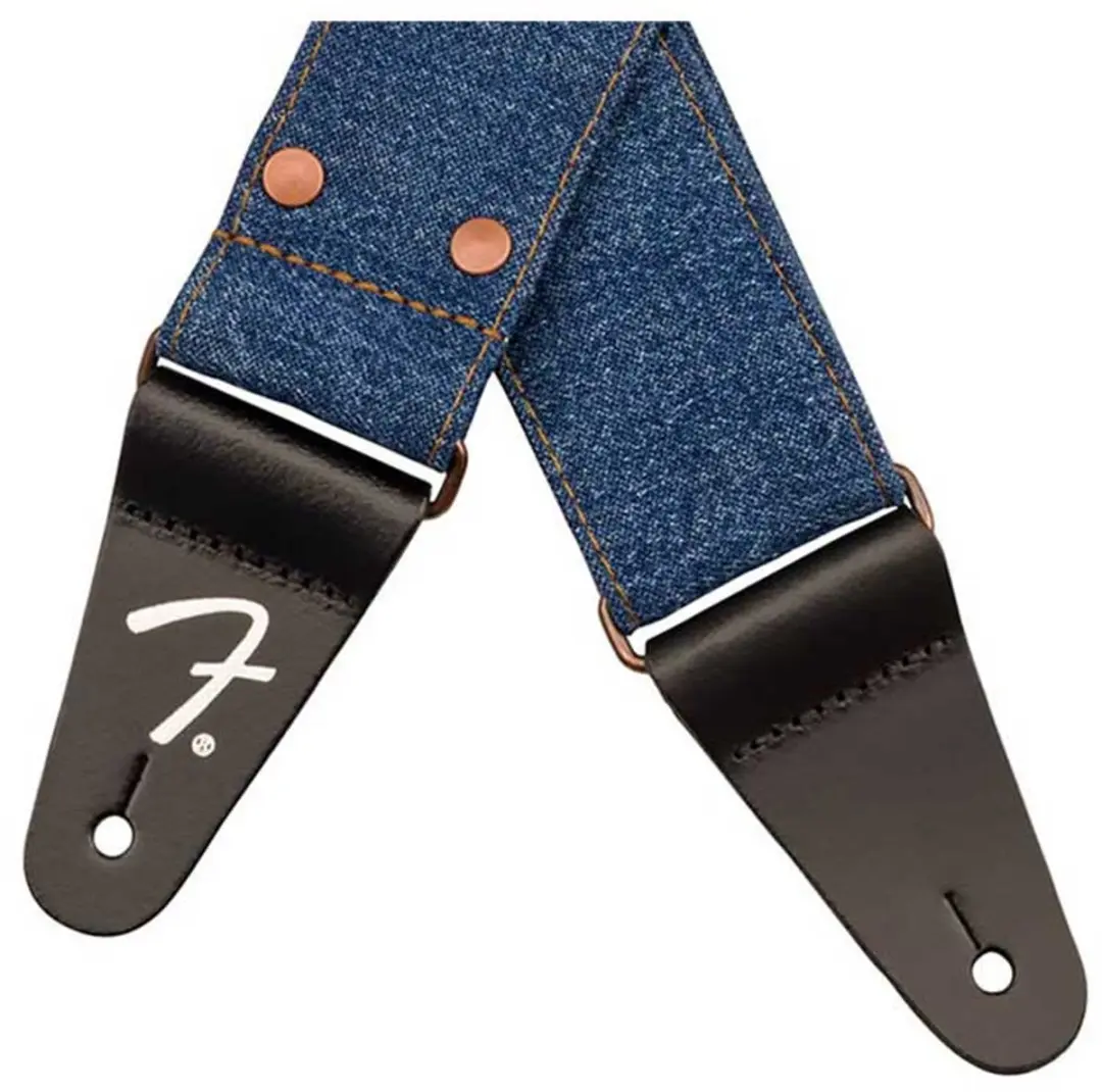 Fender Wrangler Riveted Gitaarband Indigo