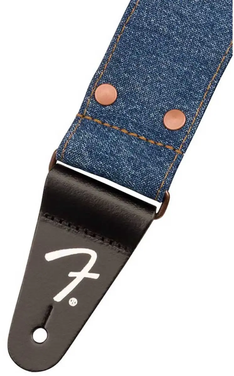 Fender Wrangler Riveted Gitaarband Indigo