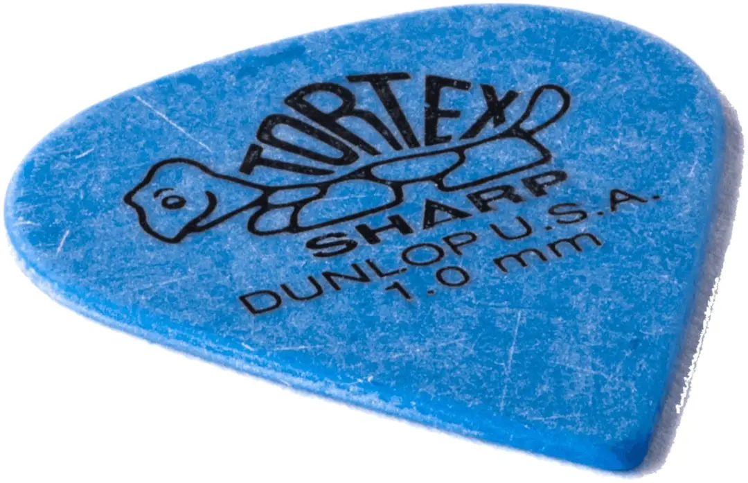 Dunlop Tortex Sharp 412 Plectrums - Blauw - 12 Stuks