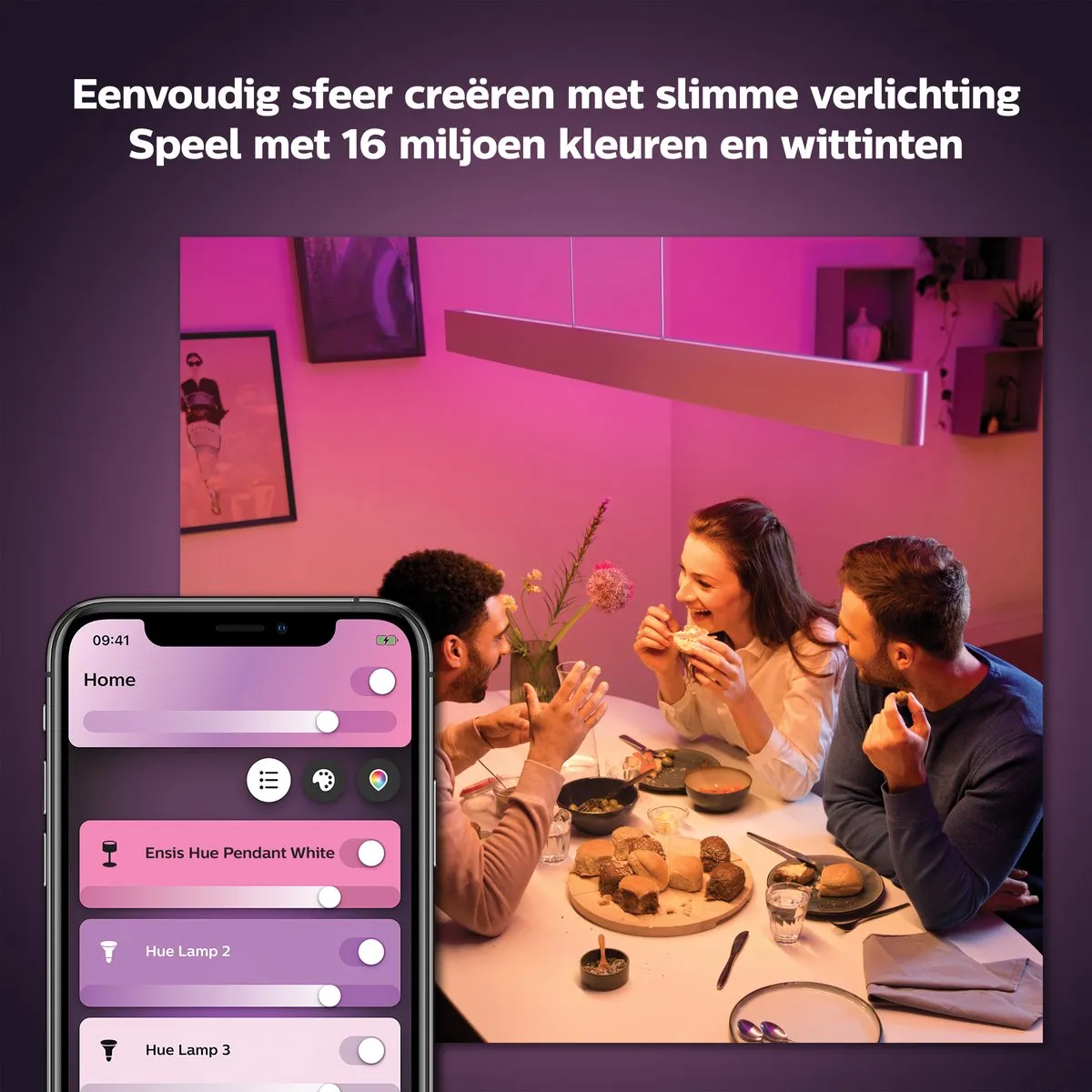 Philips Hue Ensis Hanglamp - Wit
