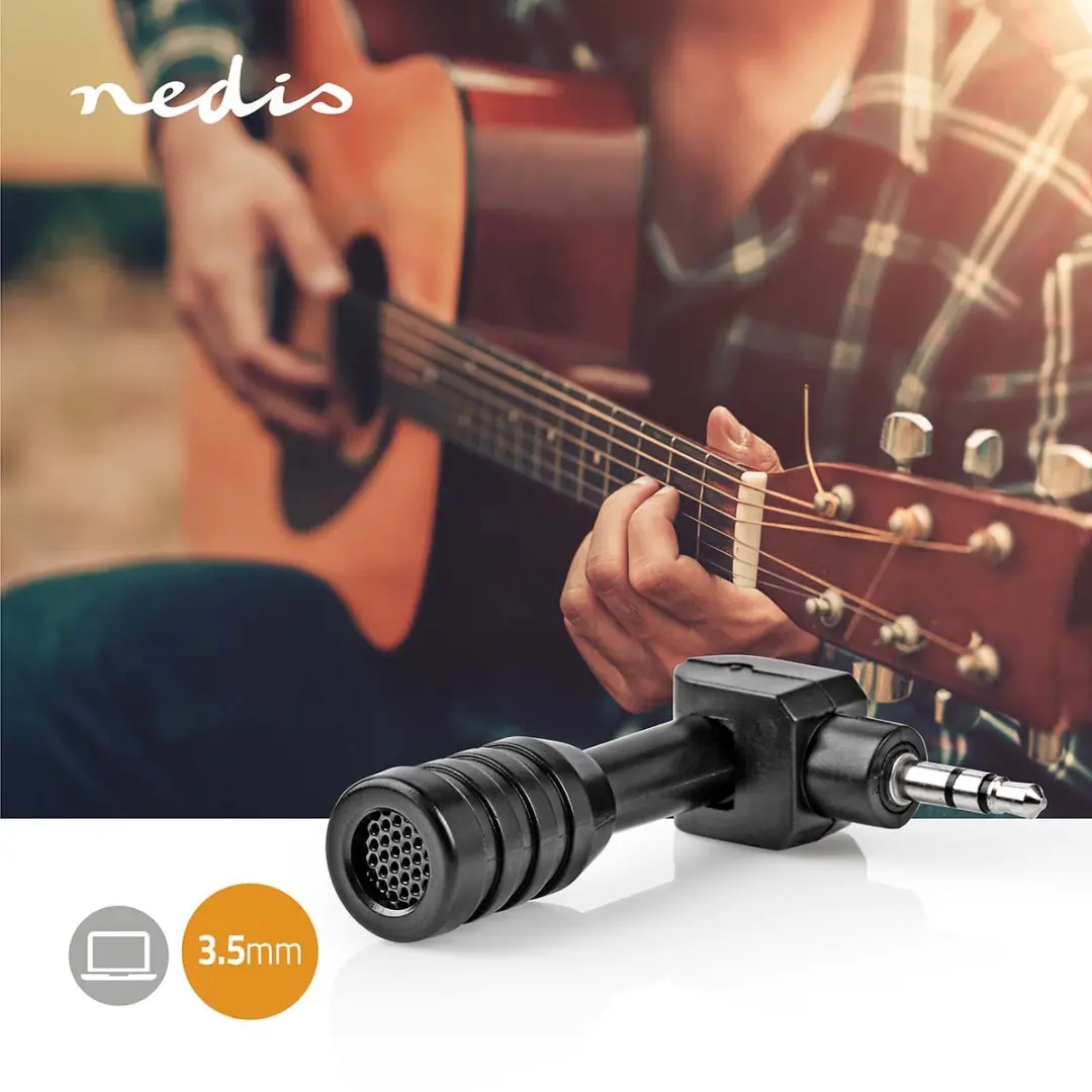 Nedis MICMJ100BK Microfoon - Bedraad - Zwart
