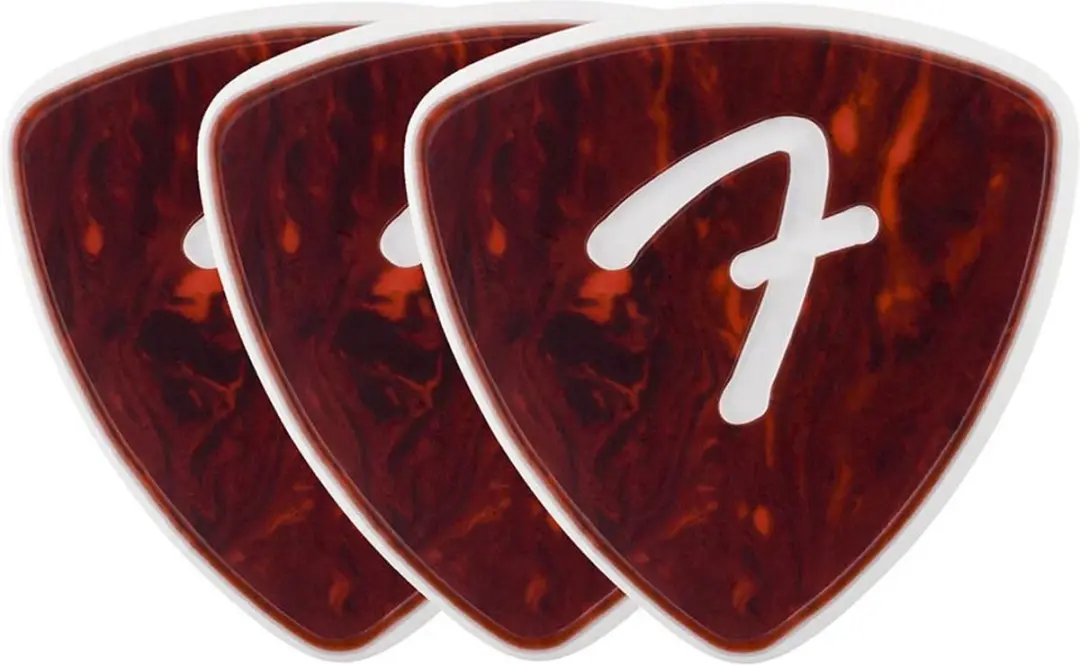 Fender FGrip 346 Celluloid Plectrums - 3 Stuks