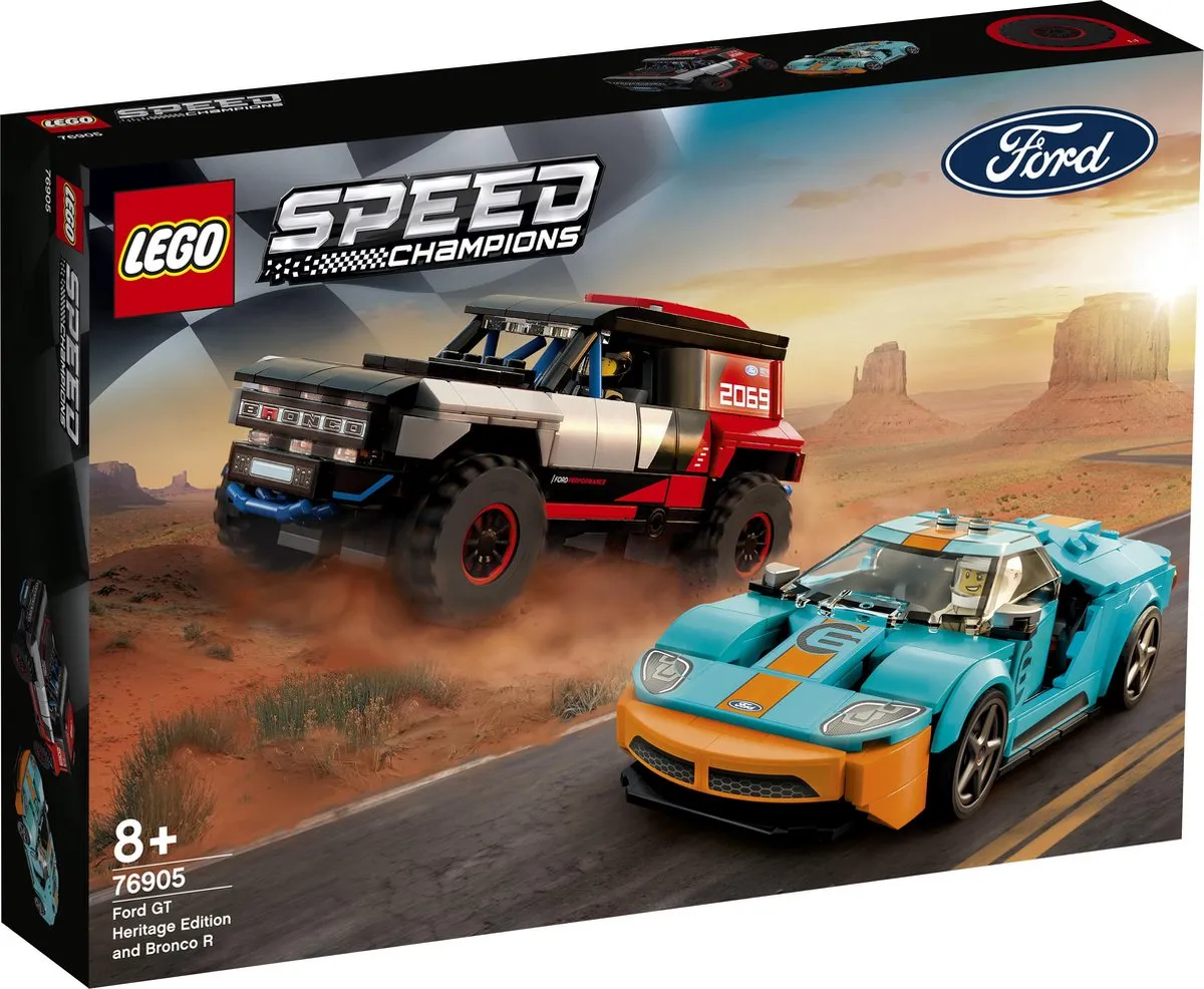 LEGO Speed Champions Ford GT Heritage Edition & Bronco R 76905