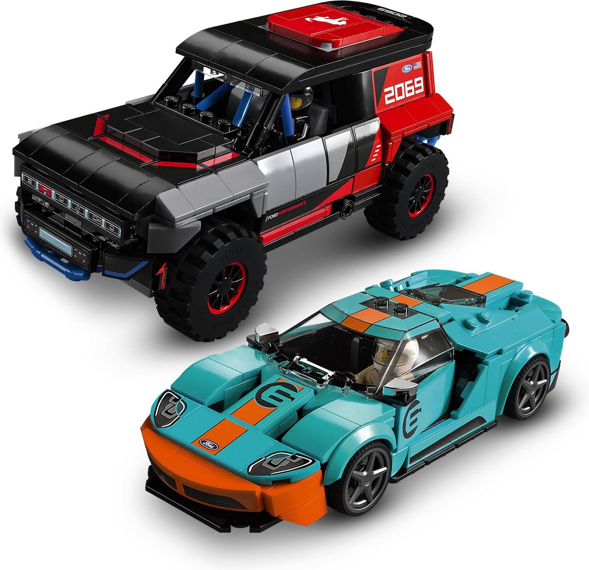 LEGO - Speed Champions Ford GT Heritage Edition en Bronco R - 76905