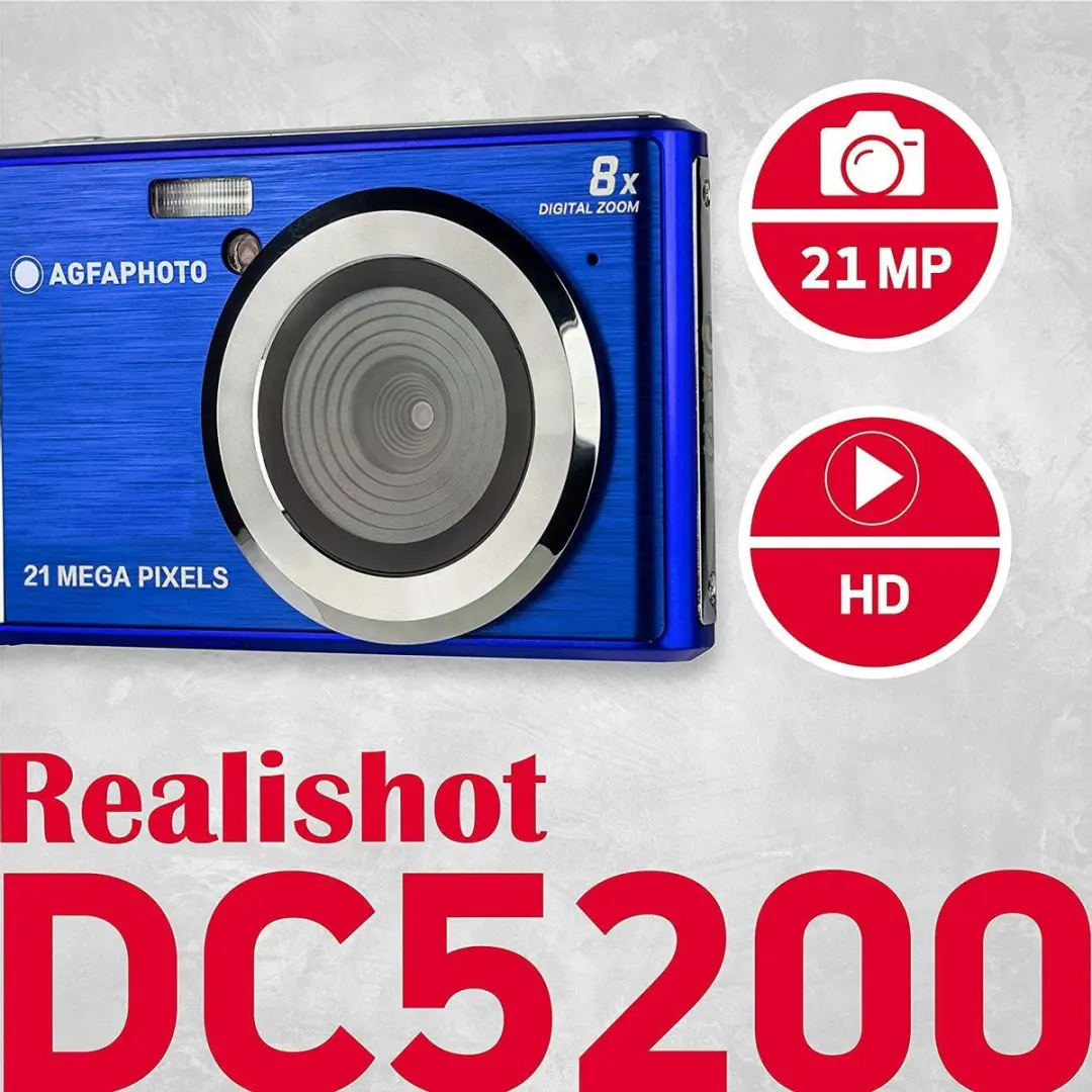 AgfaPhoto DC5200 Compactcamera - Blauw
