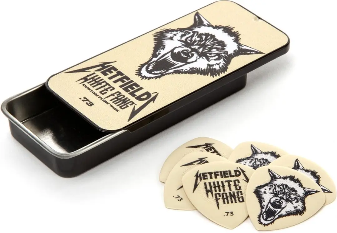 Dunlop James Hetfield Metallica White Fang Opbergblikje