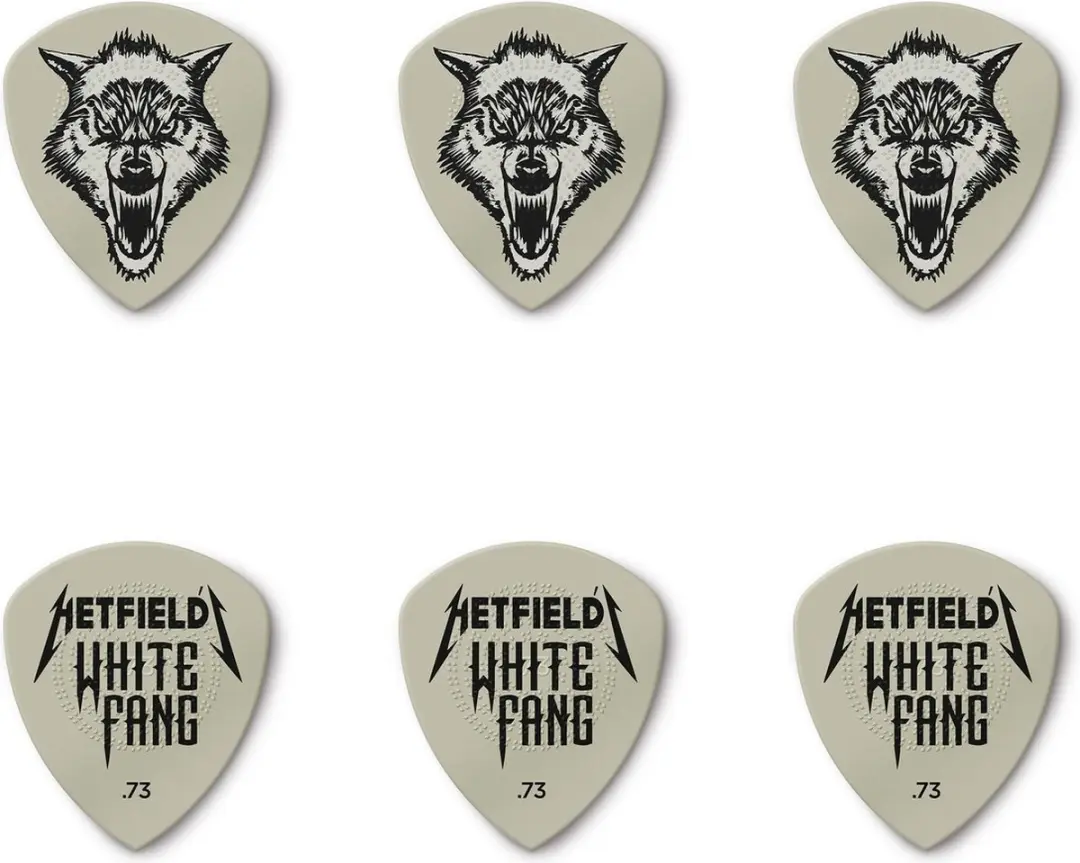 Dunlop James Hetfield Metallica White Fang Opbergblikje - 0.73mm