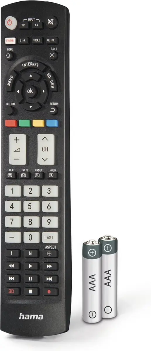Hama Universele Afstandsbediening 00221064 - Vervanger Panasonic - Zwart - afbeelding 6 van 6