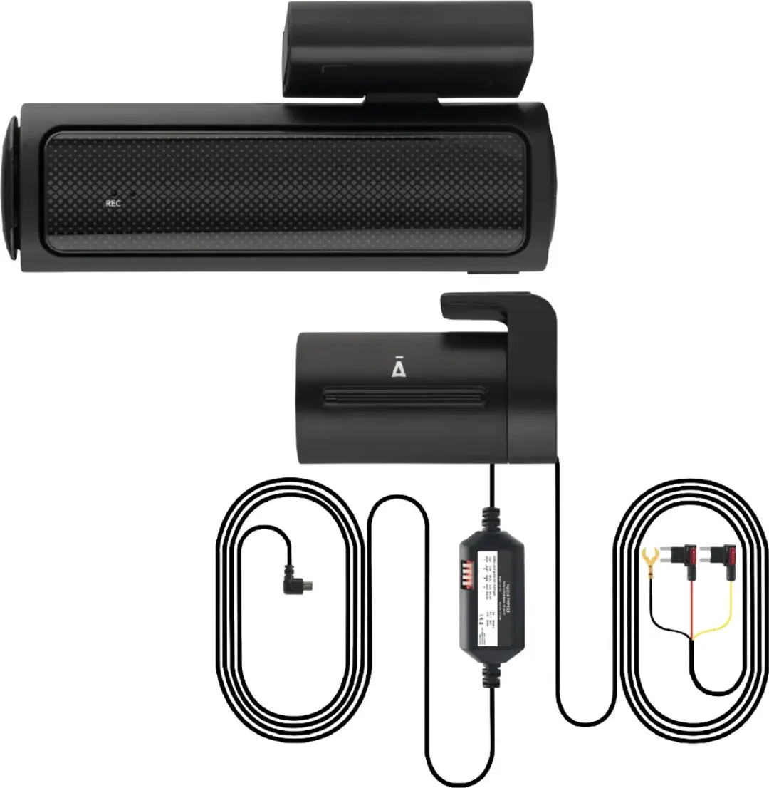 Nordväl DC202-2CH Dashcam 4K/2K - Wifi GPS Parkeermodus - 256GB SD Kaart - Zwart