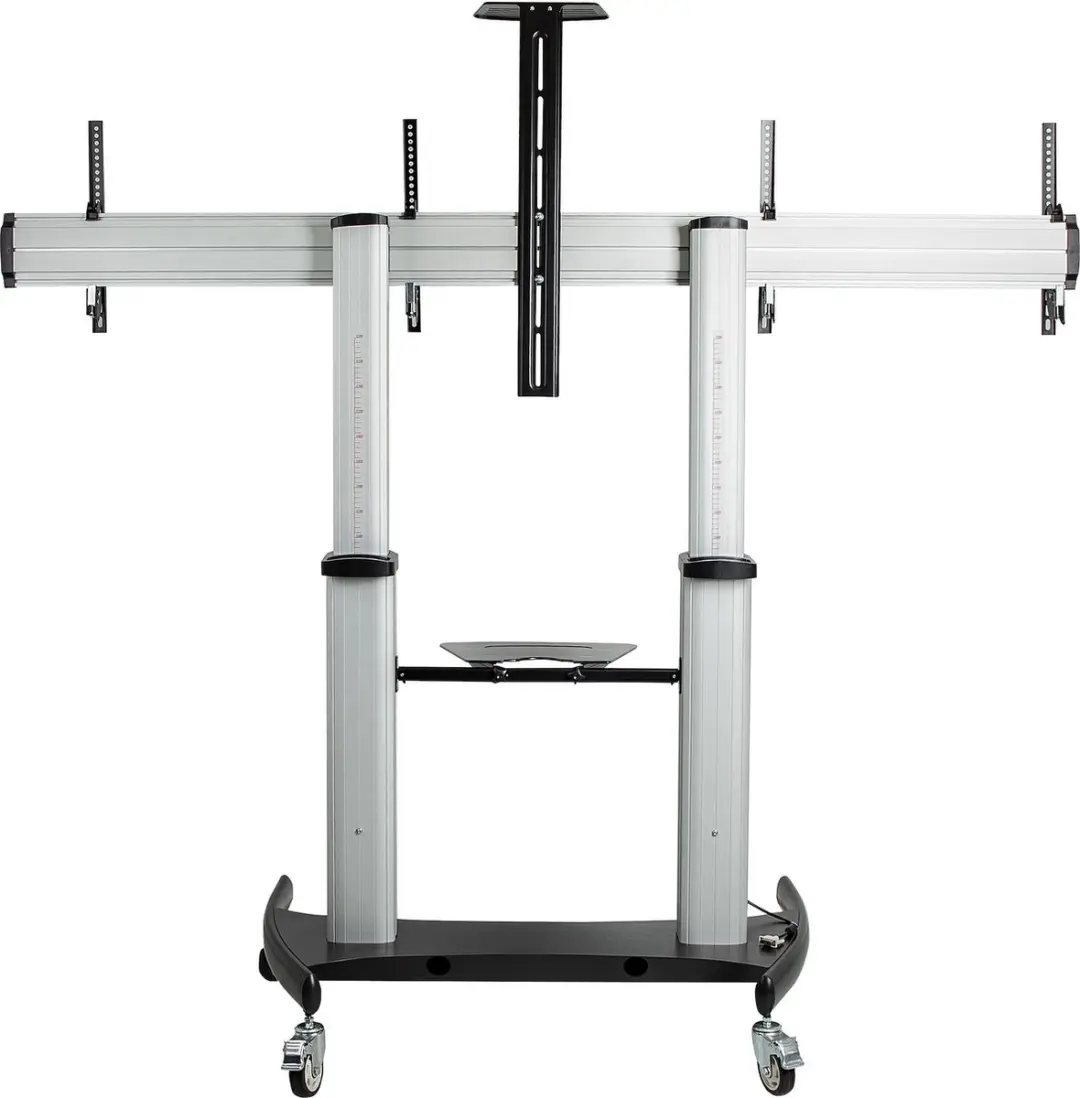 Startech STNDMTVDUO TV Standaard - 37-60" - 50kg - Zwart-Grijs - afbeelding 6 van 6
