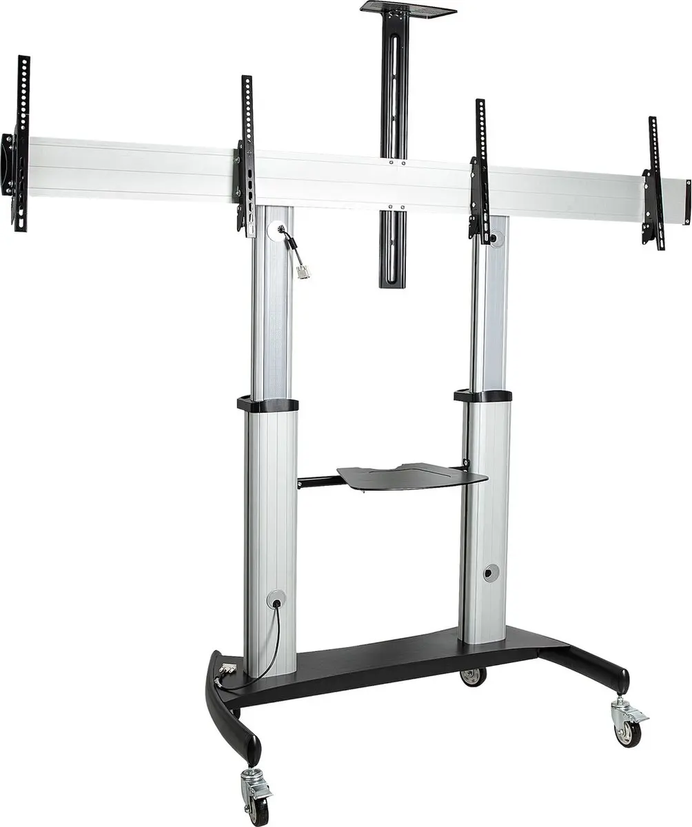 Startech STNDMTVDUO TV Standaard - 37-60" - 50kg - Zwart-Grijs